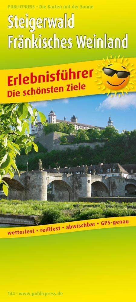 Steigerwald - Franconian wine country, adventure guide and map 1:140,000 - Publicpress - Książki - Freytag-Berndt - 9783899201444 - 22 sierpnia 2017