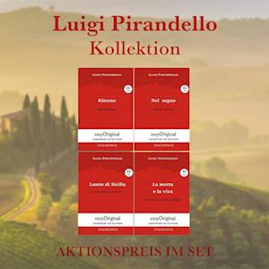 Luigi Pirandello Kollektion (Bücher + 4 Audio-CDs) - Lesemethode von Ilya Frank - Luigi Pirandello - Książki - EasyOriginal Verlag - 9783991127444 - 30 września 2023