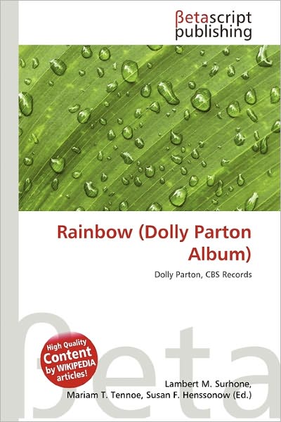 Cover for Lambert M Surhone · Rainbow (Dolly Parton Album) (Paperback Book) (2010)