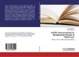 Cover for Hasan · Public Procurement in Bangladesh (Book)
