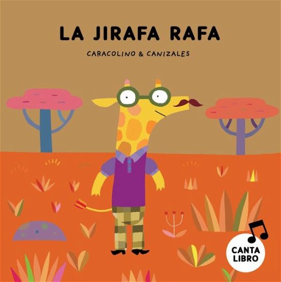 Cover for Caracolino · La jirafa Rafa (Board book) (2020)