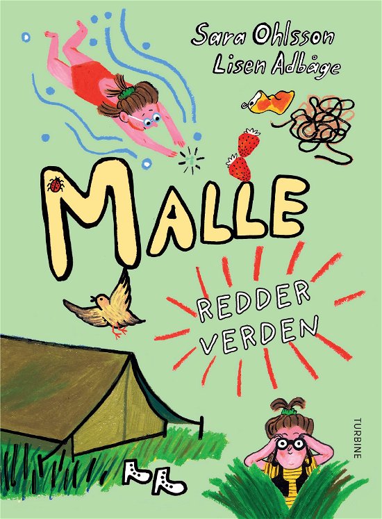 Cover for Sara Ohlsson · Malle redder verden (Hardcover Book) [1.º edición] (2020)