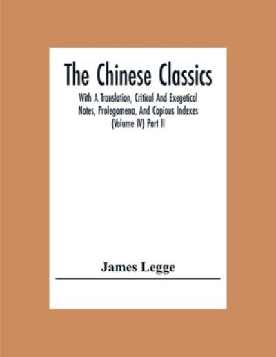 Cover for James Legge · The Chinese Classics (Paperback Book) (2020)