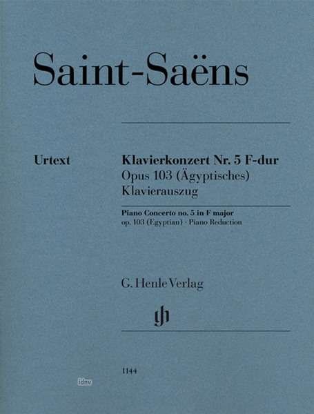 Klavierkonzert Nr. 5 F-dur - Saint-Saëns - Bøger -  - 9790201811444 - 