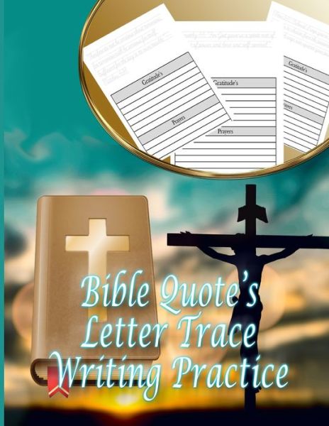 Cover for Chris Bacon · Bible Quotes Letter Trace Writing Practice (Paperback Book) (2020)