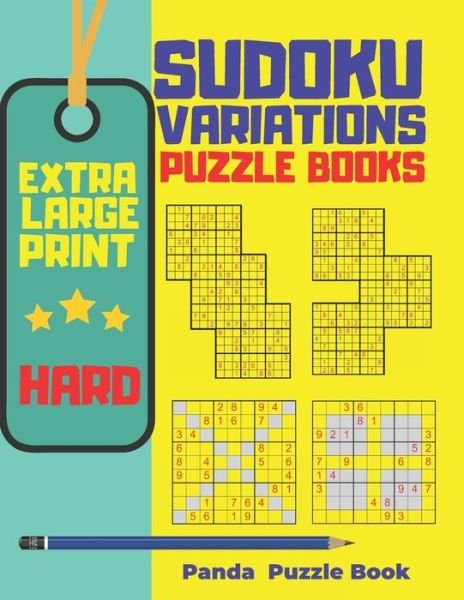 Cover for Panda Puzzle Book · Extra Large Print Sudoku Variations Puzzle Books Hard (Pocketbok) (2020)