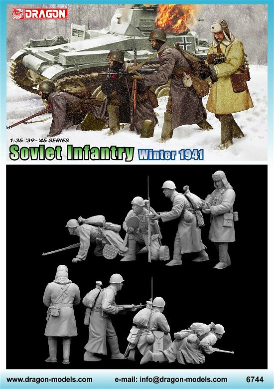 Cover for Dragon · 1/35 Soviet Infantry Winter 1941 (3/21) * (Leksaker)