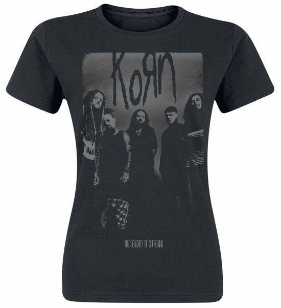 Knock Wall Womens Tee (Lg) - Korn - Koopwaar - ROADRUNNER RECORDS - 0090317265445 - 