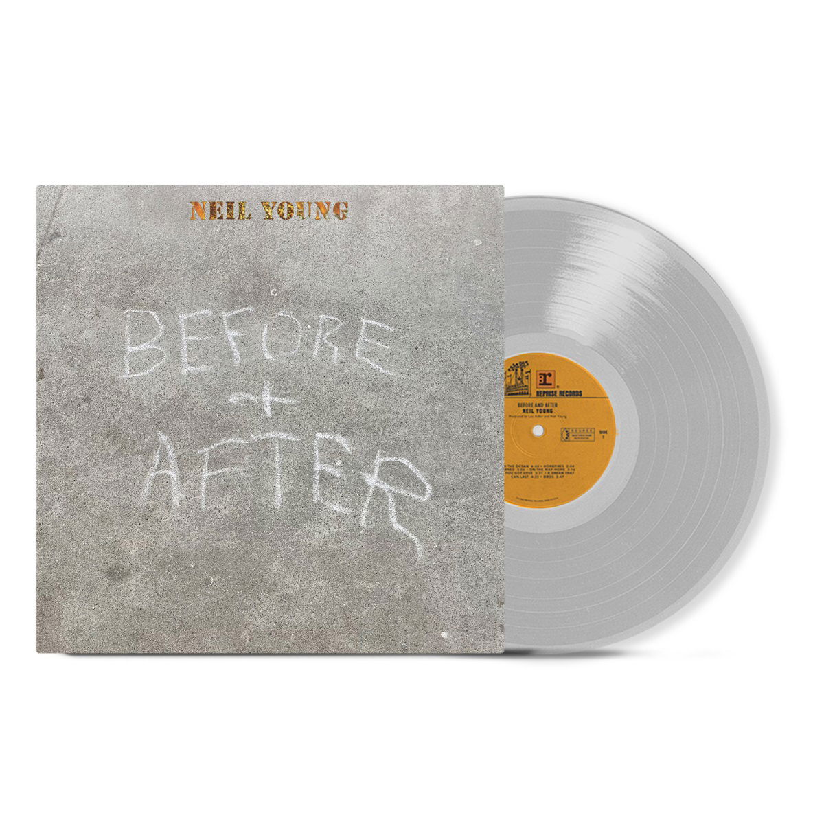 Neil Young · Before And After (LP) [Limited Clear Vinyl edition