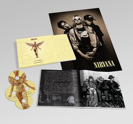 Cover for Nirvana · In Utero (CD/DVD) [3CD+DVD - Remastered 20th anniversary edition] (2013)