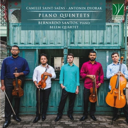 Cover for Bernardo Santos · Saint-Saens, Dvorak: Piano Quintets (CD) (2022)