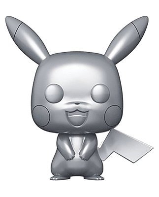 Pokemon- Pikachu (Silver Metallic) - Funko Pop! Games: - Gadżety - Funko - 0889698540445 - 28 kwietnia 2021