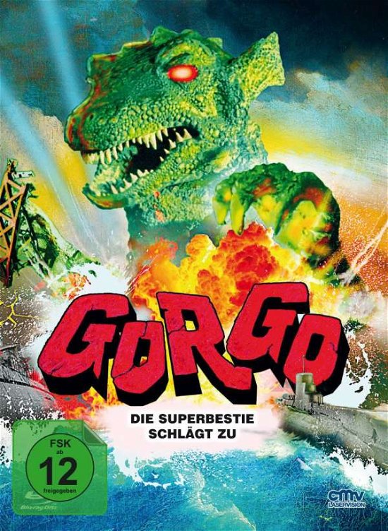 Gorgo-cover B (Limitiertes Mediabook) (Blu-ray/+ - Eugene Lourie - Filme -  - 4042564204445 - 9. Oktober 2020