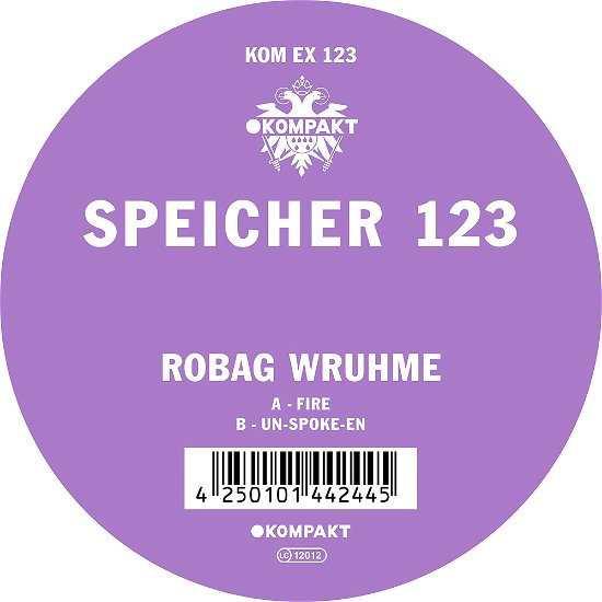 Speicher 123 - Robag Wruhme - Musik - KOMPAKT - 4250101442445 - 11. november 2022