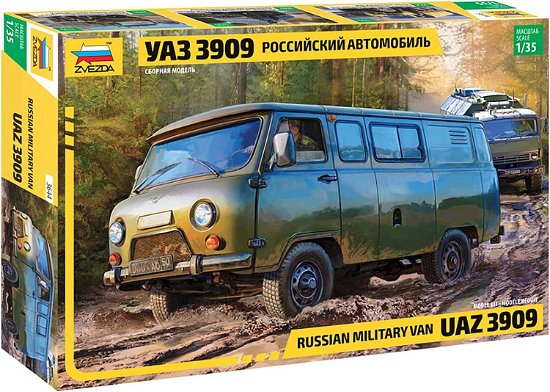 Zvezda - 1/35 Uaz 3909 Russian Military Van (12/21) * - Zvezda - Merchandise -  - 4600327036445 - 
