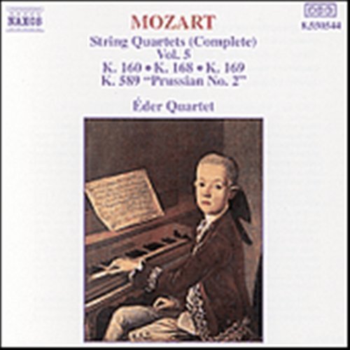 Mozart Streichquartette Vol 5 Eder - Eder-quartett - Muziek - Naxos - 4891030505445 - 25 maart 1993