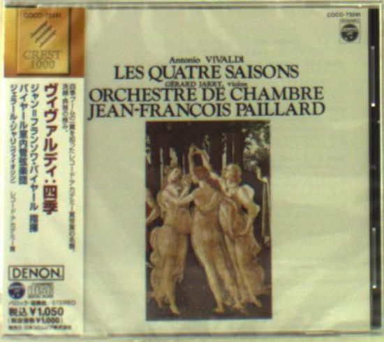 Cover for Jean-francois Paillard · Vivaldi: Les Quatre Saisons / Le Quattro Stagioni /the Four Seasons (CD) [Japan Import edition] (2011)