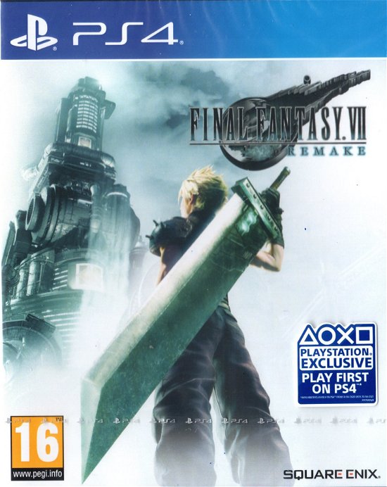 Cover for Ps4 · Final Fantasy 7 Remake PS4 (PC) [Day One edition] (2020)