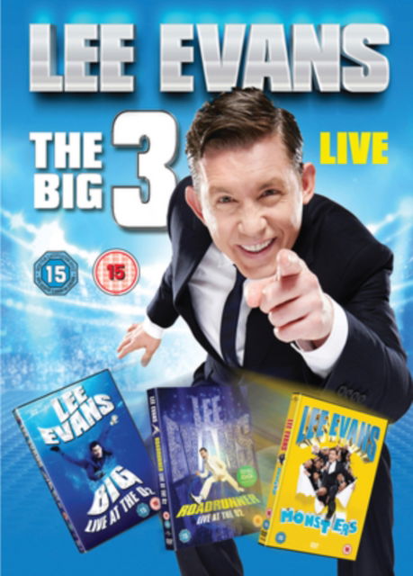 Cover for Lee Evans the Big 3 DVD · Lee Evans - The Big 3 (DVD) (2017)