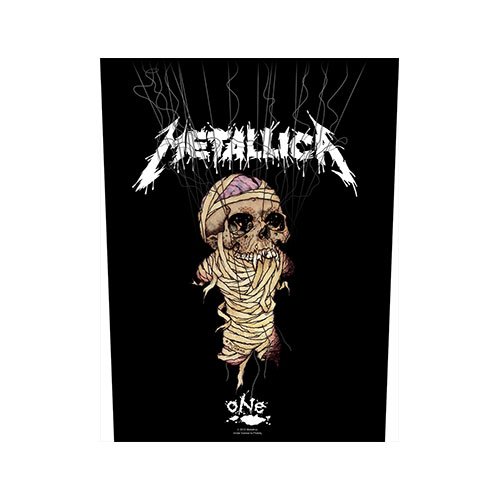 Metallica Back Patch: One / Strings - Metallica - Fanituote - PHD - 5055339746445 - maanantai 19. elokuuta 2019