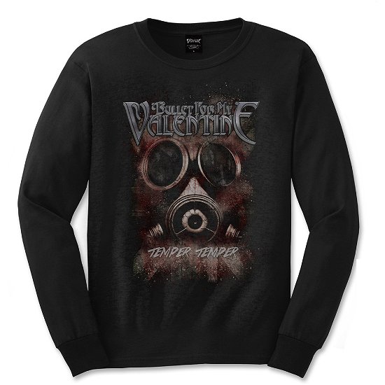 Cover for Bullet For My Valentine · Bullet For My Valentine Unisex Long Sleeved T-Shirt: Temper Temper Gas Mask (TØJ) [size S] [Black - Unisex edition]