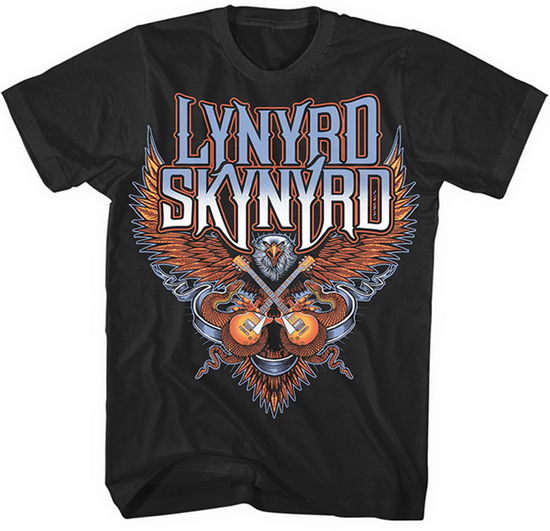 Cover for Lynyrd Skynyrd · Crossed Guitars (CLOTHES) [size M] [Black edition] (2016)