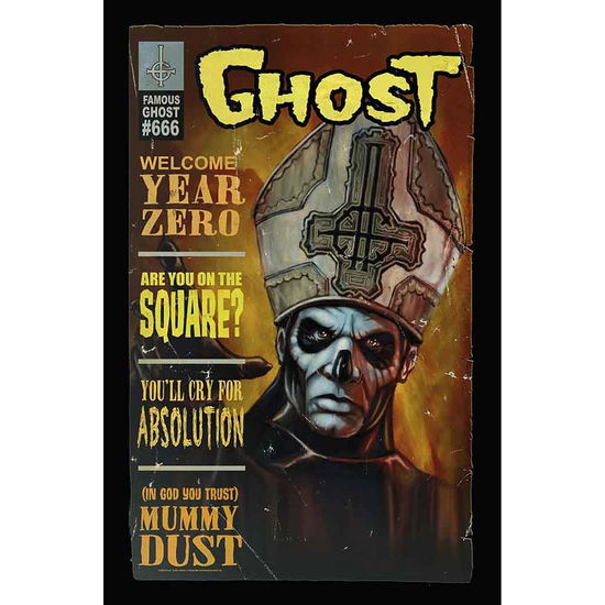 Ghost Textile Poster: Magazine - Ghost - Koopwaar -  - 5056365708445 - 