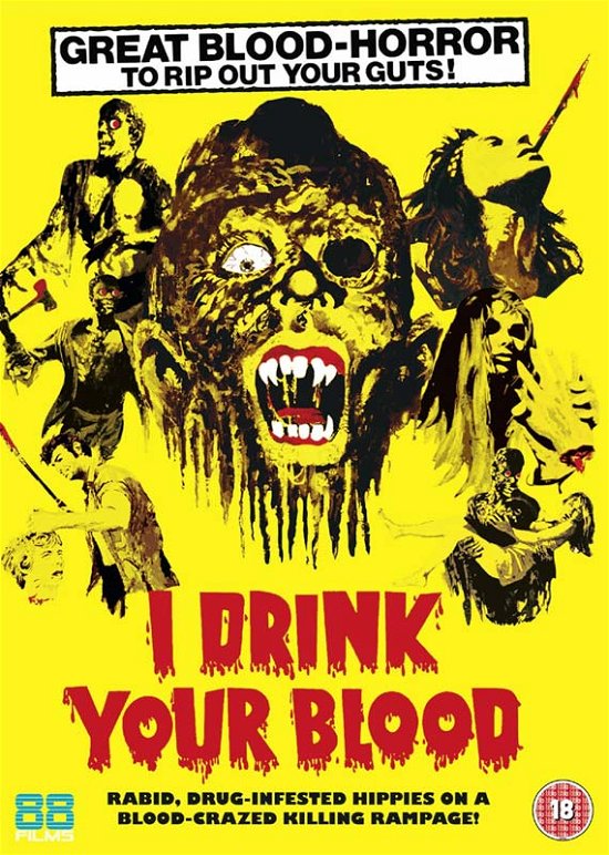 I Drink Your Blood - I Drink Your Blood - Elokuva - 88Films - 5060103798445 - maanantai 10. heinäkuuta 2017