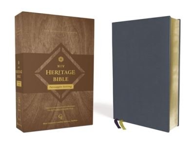 Cover for Zondervan · NIV, Heritage Bible, Passaggio Setting, Genuine Leather, Buffalo, Blue, Line Matched, Art Gilded Edges, Comfort Print (Skinnbok) (2021)