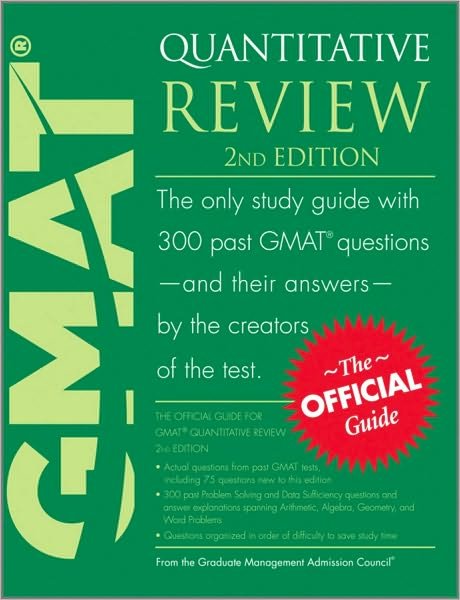 Cover for Gmac · GMAT Quantitative Review , 2nd Edition (Book) [2 Rev edition] (2009)