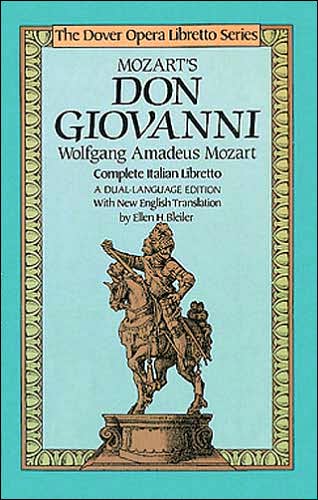 Cover for Wolfgang Amadeus Mozart · Don Giovanni (Dover Opera Libretto Series) (Italian and English Edition) (Paperback Bog) [Italian And English edition] (1985)