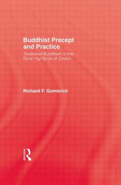 Cover for Gombrich · Buddhist Precept &amp; Practice (Innbunden bok) (1995)