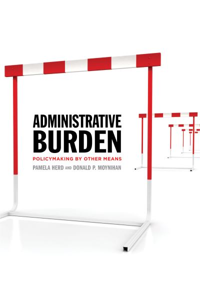 Cover for Pamela Herd · Administrative Burden : Policymaking by Other Means (Paperback Book) (2019)