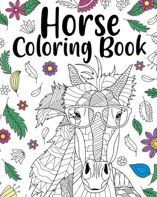 Cover for Paperland · Horse Coloring Book (Paperback Bog) (2024)