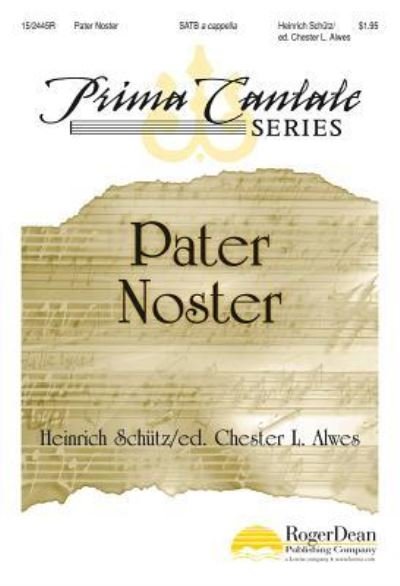 Cover for Heinrich Schutz · Pater Noster (Sheet music) (2008)