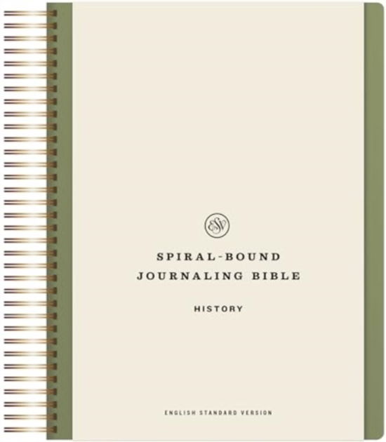 Cover for ESV Spiral-Bound Journaling Bible, History (Hardcover Book) (2024)