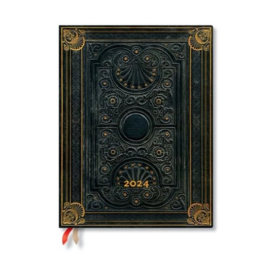 Cover for Paperblanks · Nocturnelle (Nocturnelle) Ultra 12-month Dayplanner 2024 - Nocturnelle (Hardcover bog) (2023)