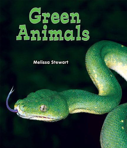 Cover for Melissa Stewart · Green Animals (All About a Rainbow of Animals) (Pocketbok) (2012)