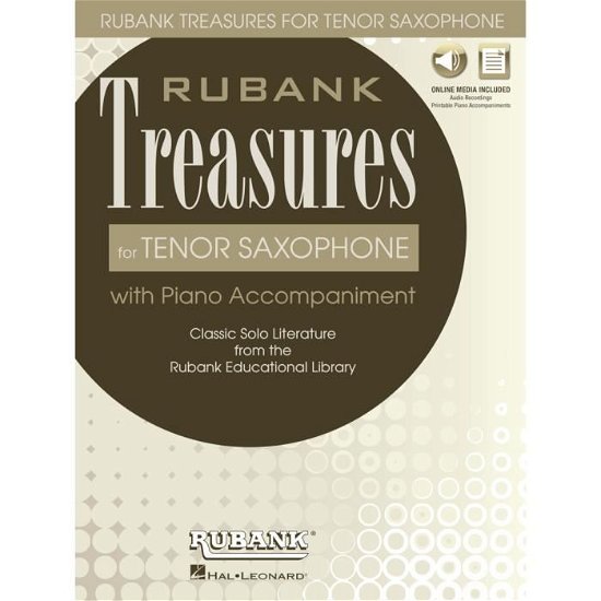 Cover for Hal Leonard Publishing Corporation · Rubank Treasures (Voxman) for Tenor Saxophone Book / Media Online (Paperback Bog) (2018)