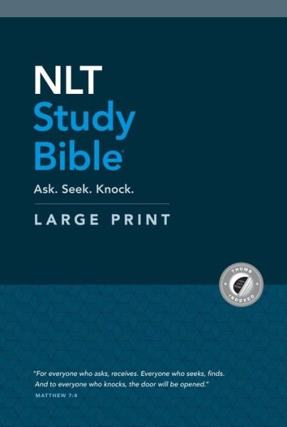 Cover for Tyndale · NLT Study Bible Large Print (Red Letter, Hardcover, Indexed) (Bog) (2020)