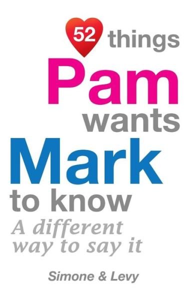 Cover for Levy · 52 Things Pam Wants Mark To Know : A Different Way To Say It (Paperback Book) (2014)