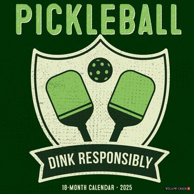 Willow Creek Press · Pickleball 2025 12 X 12 Wall Calendar (Kalender) (2024)