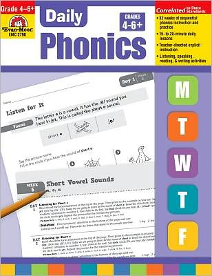 Cover for Evan-moor Educational Publishers · Daily Phonics, Grade 4-6+ (Teacher) (Paperback Book) (2012)