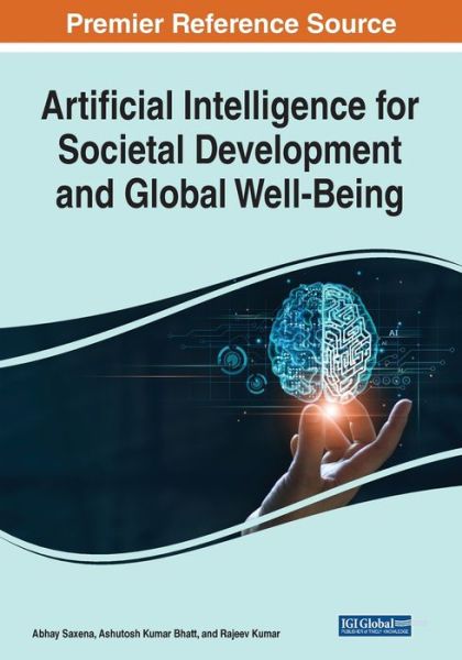 Cover for Artificial Intelligence for Societal Development and Global Well-Being (Paperback Book) (2022)