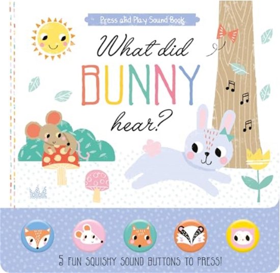 Cover for What Did Bunny Hear? - Press and Play Sound Book (N/A) (2023)