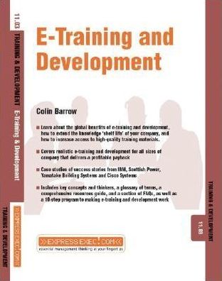 Cover for Barrow, Colin (Cranfield School of Management) · E-Training and Development: Training and Development 11.3 - Express Exec (Paperback Book) (2003)