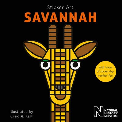 Cover for Natural History Museum · Sticker Art Savannah - Sticker Art (Paperback Book) (2017)