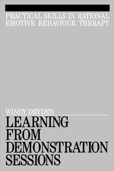 Cover for Dryden, Windy (Godlsmiths College, London) · Learning from Demonstration Sessions - Exc Business And Economy (Whurr) (Pocketbok) (1996)