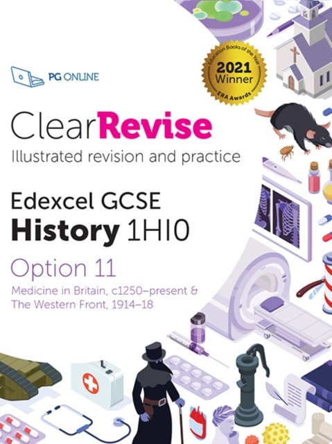 Cover for PG Online · ClearRevise Edexcel GCSE History 1HI0 Medicine in Britain (Pocketbok) (2022)