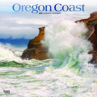 Cover for Browntrout · Oregon Coast 2023 Square Foil (Calendar) (2022)